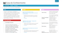 Desktop Screenshot of casadoconhecimento.pt