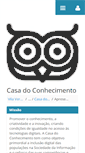 Mobile Screenshot of casadoconhecimento.pt