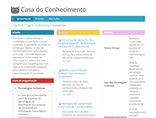 Tablet Screenshot of casadoconhecimento.pt